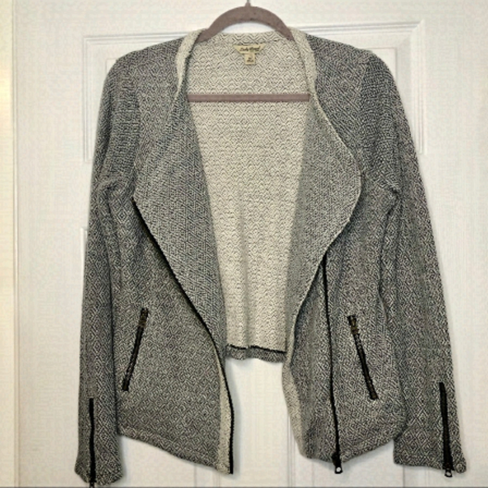 LUCKY Brand Zip Up Grey Jacket Shacket Medium